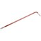Eight Tool TAPER HEAD HEX KEY L-HANDLE EXTRA LONG, 1/8INCH X 131MM RED TELC-1/8 - alternate 1